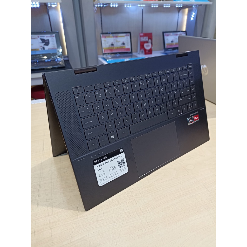 LAPTOP HP ENVY X360 15 AMD RYZEN 5 5500U 8GB 1TB RADEON 7 15.6&quot; FHD TOUCH WINDOWS 11 HOME