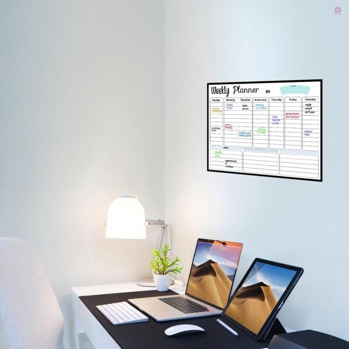 

Terlaris G & M Stiker Kalender Whiteboard Magnetik Flexible Bisa Dihapus