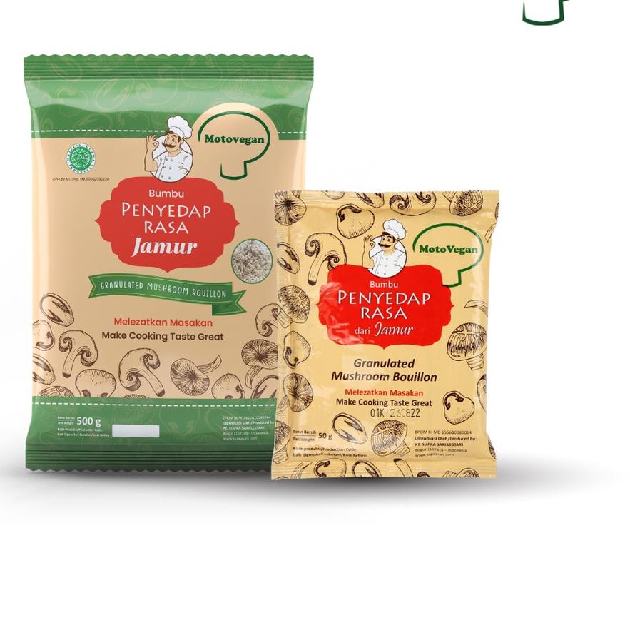 

♝ Motovegan Paket Hemat Kaldu r Non Msg 500Gr Dan 50Gr ♩