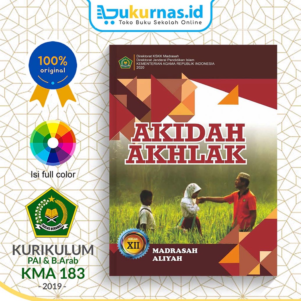 Buku Siswa Akidah Akhlak Kelas 12 MA KEMENAG