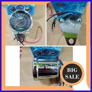 accessories Speedometer jarum tachometer bulat crome led kilometer jarum rpm speedometer motor  spid
