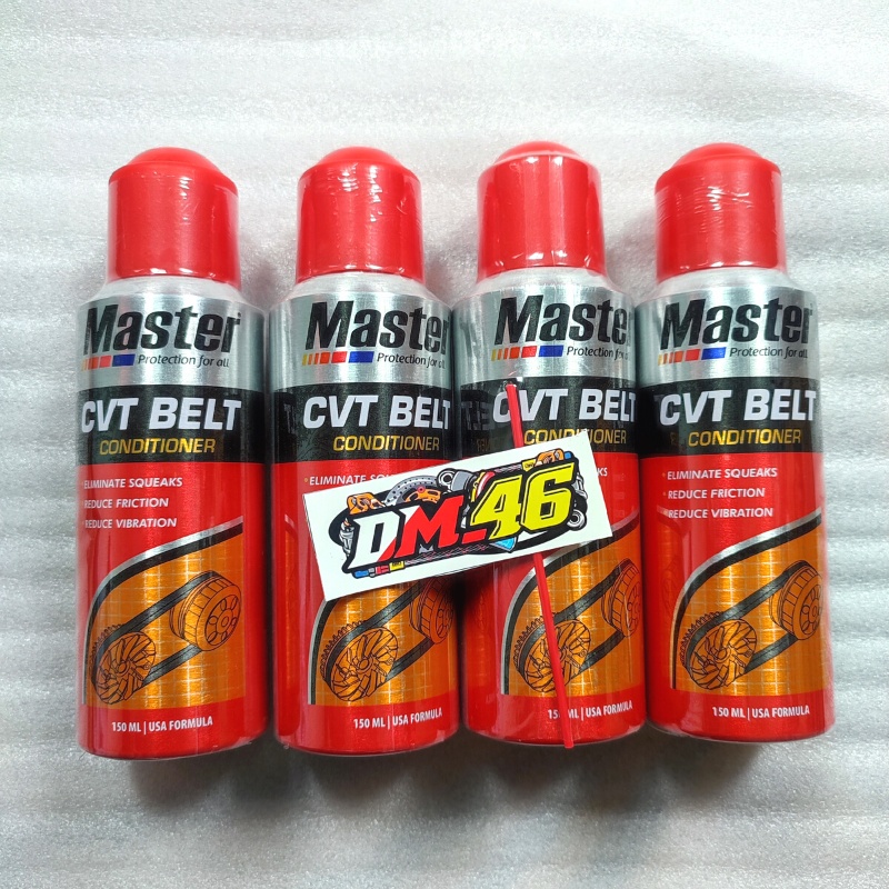 CAIRAN PEMBERSIH PELUMNAS V-BELT VANBELT MATIC MASTER CVT BELT 150 ML