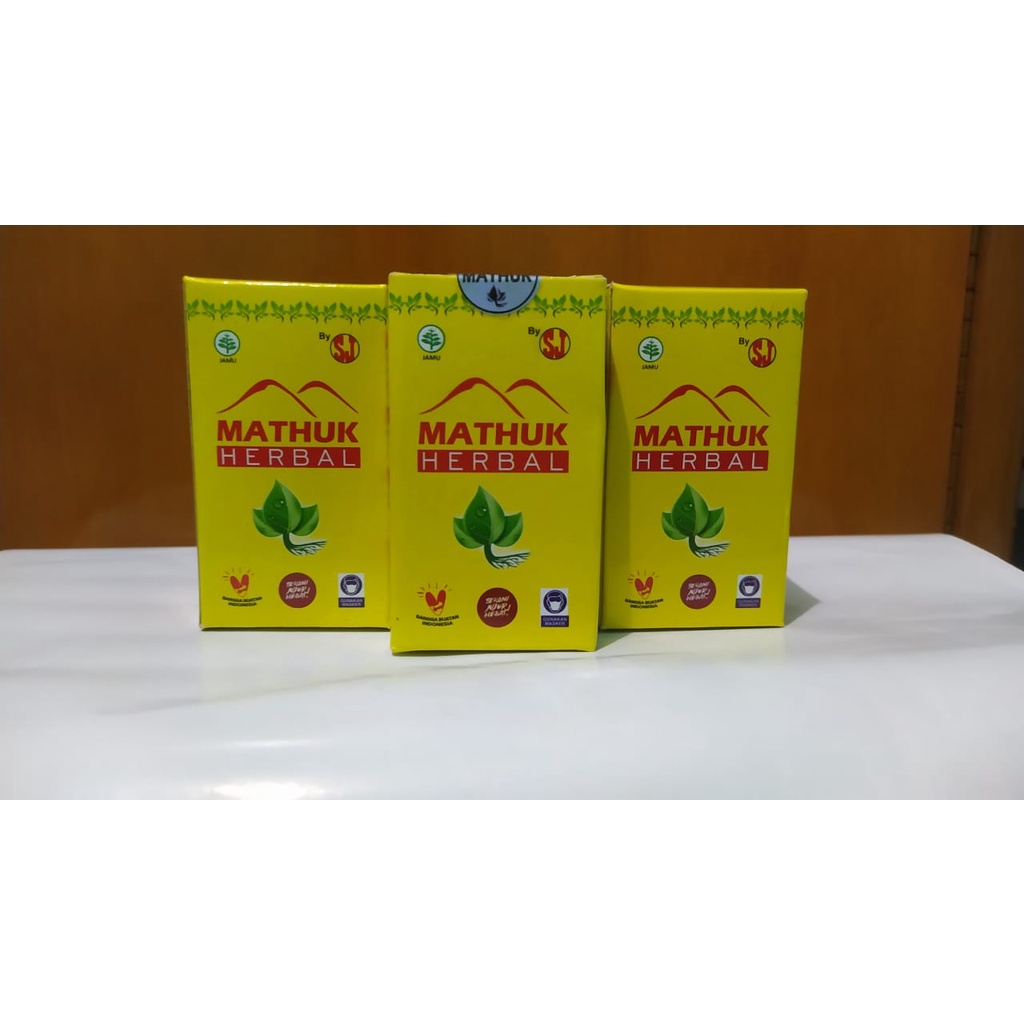 Obat Asam Lambung "Herbal Mathuk" by SJ isi 30 Kapsul