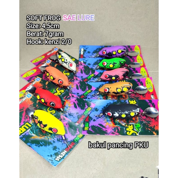 SOFT FROG SAE LURE 4,5cm SLIM.