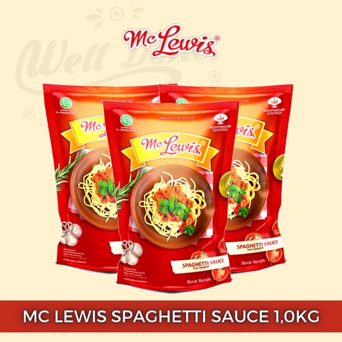 

Sauce Spageti Pasta Mc Lewis 1 Kg