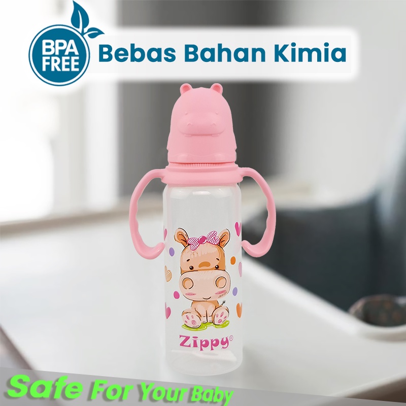 BOTOL BABY DOT 240ML HANDLE OK-213