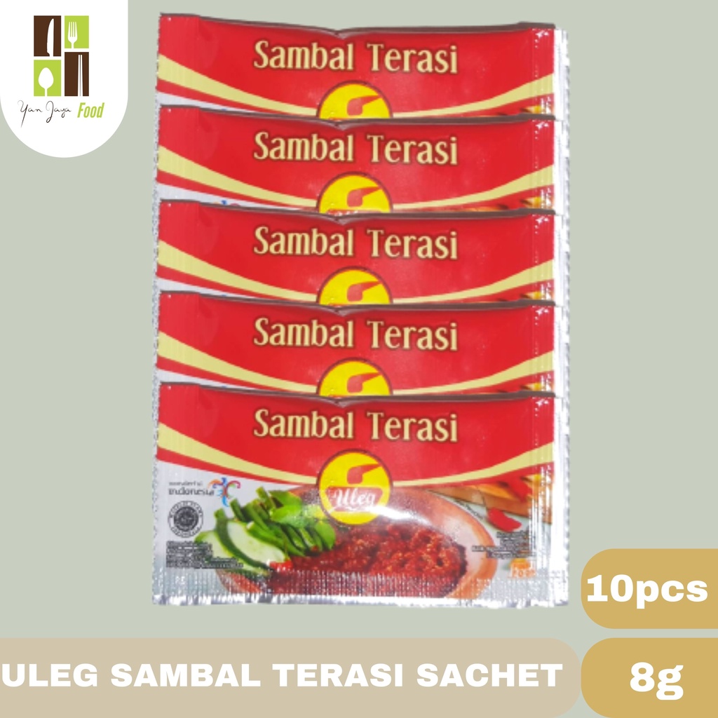 

Uleg Sambal Terasi Sachet 8g 10 Pcs Kemasan Kecil