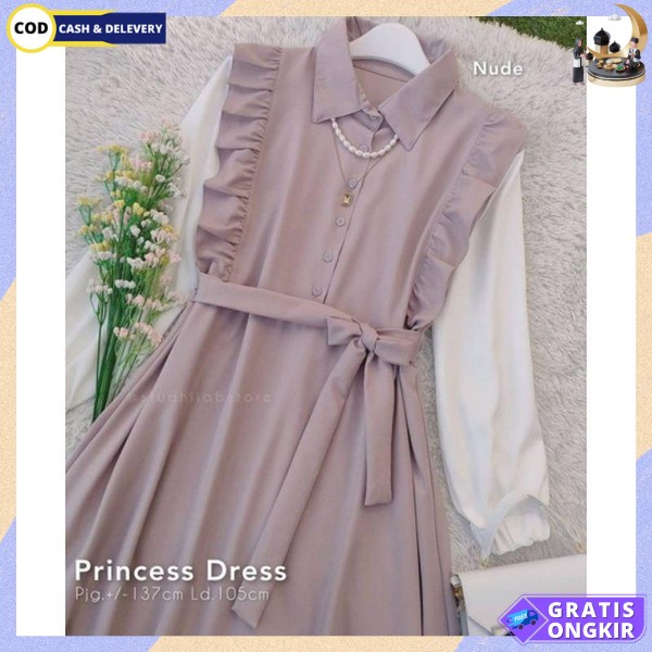 Dres Ganis Cwek Sarii Baju Gamis Fashion Muslim Gamiz Cewek Kekinian Gsms Waita Murah Gamus Cewe 202
