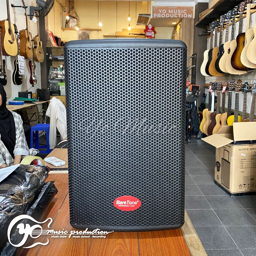 Speaker Baretone 10 inch Max 10 HE Aktif Wireless Portable Free 2 Mic