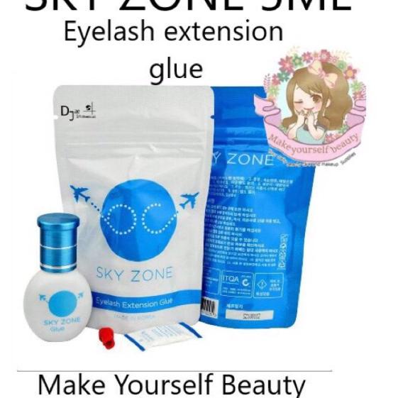 ➳ SKYZONE Sky Rose / sky red/ SKY ZONE / KGLUE / Crystal Glue EYELASH EXTENSION GLUE 5G / 10g LEM BU