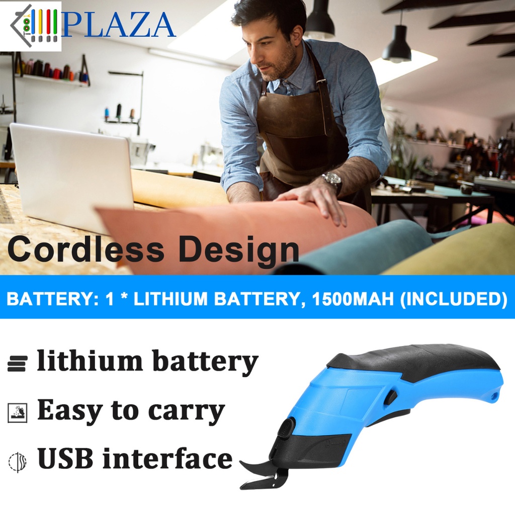 

GUNTING MESIN PEMOTONG KAIN CUTTING MACHINE ELECTRIC SCISSOR 3.6V RB9