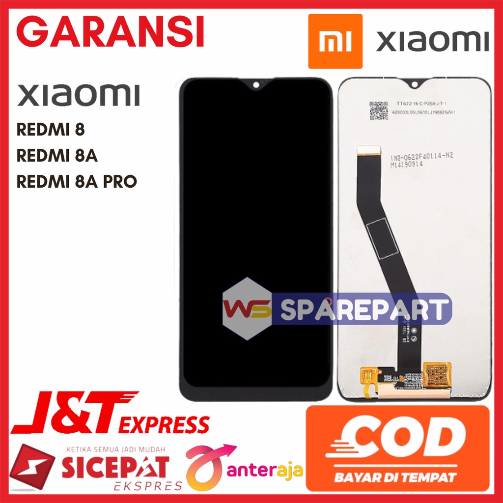 LCD XIAOMI REDMI 8 / REDMI 8A / REDMI 8A PRO - ORIGINAL FULLSET