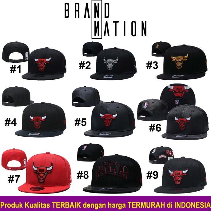 Topi Snapback NBA Chicago Bulls Import