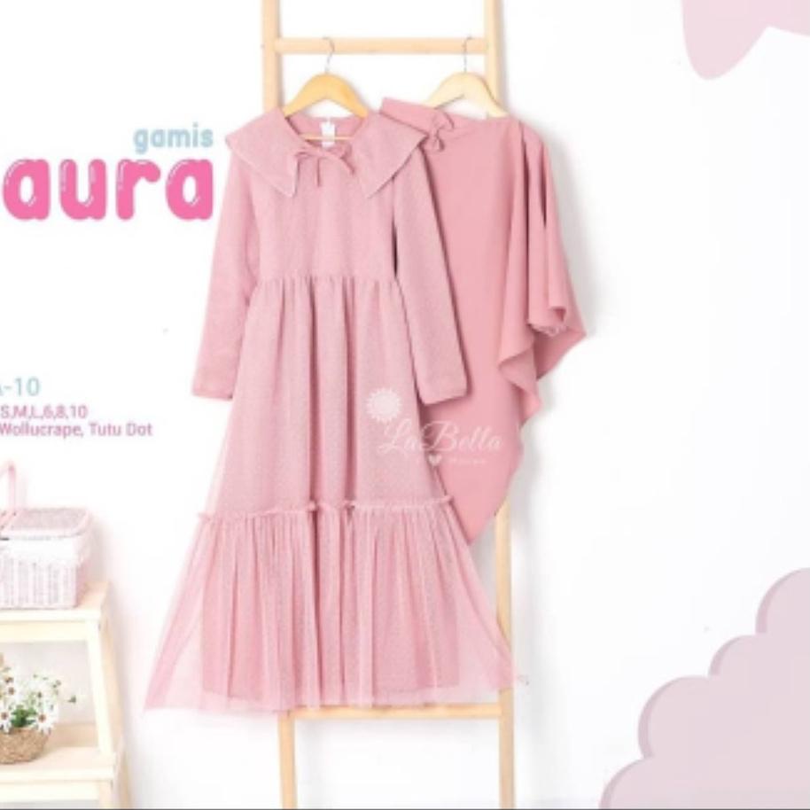 ✪ Gamis anak Haura Syar'i Gamis anak model terbaru Gamis anak kekinian Gamis anak tile Dress anak pe