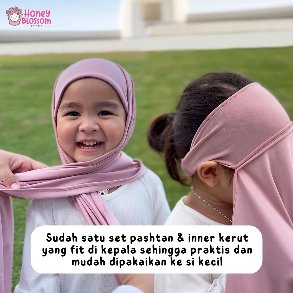 HoneyBlossom - Pashtan inner anak bayi / pashtan kejora series / pastan anak perempuan 6 bulan - 6 Tahun