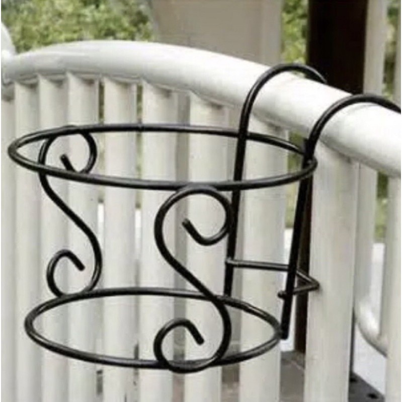 Gantungan POT Bunga Pagar Besi Gantungan Besi POT Murah Standing POT Besi Kekinian