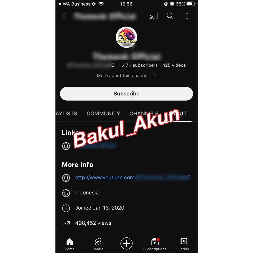 Akun Youtube 1000 Subscriber akun youtube sudah monet akunyoutube tua lawas paket monetisasi 1000 su