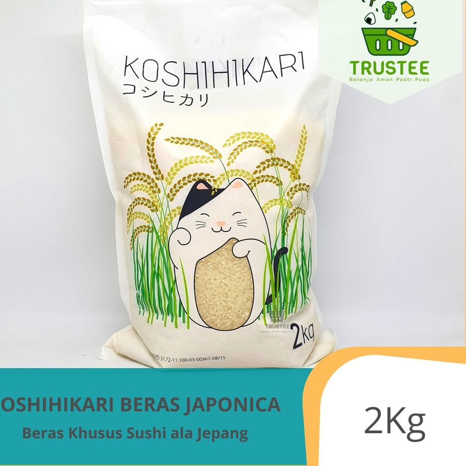 

♞ Beras Sushi Jepang 2kg Japonica Rice Gimbab Mentai Pulen Punel Koshihikari Okiniiri Koshikari ➣