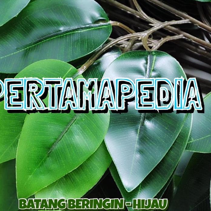 ✈ Lusinan Daun Batang Beringin Latex/Daun Plastik/Daun Hijau/Daun Hiasan/Daun Artificial/Daun Dekora