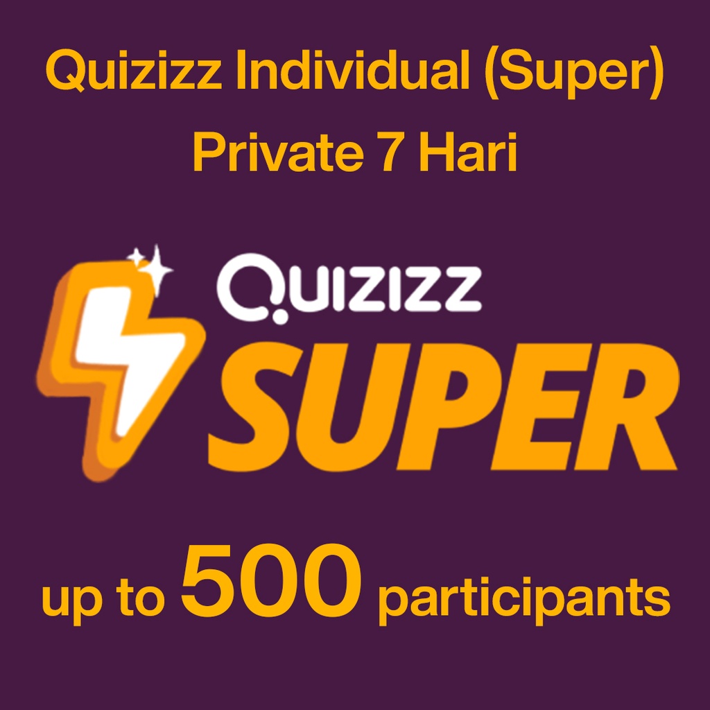 Akun Quizizz Super Premium 7 Hari (500 Partisipan)