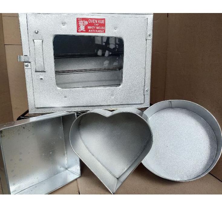Keluaran Terbaru.. Oven Kompor Tangkring/loyang kotak,  bulat, Love