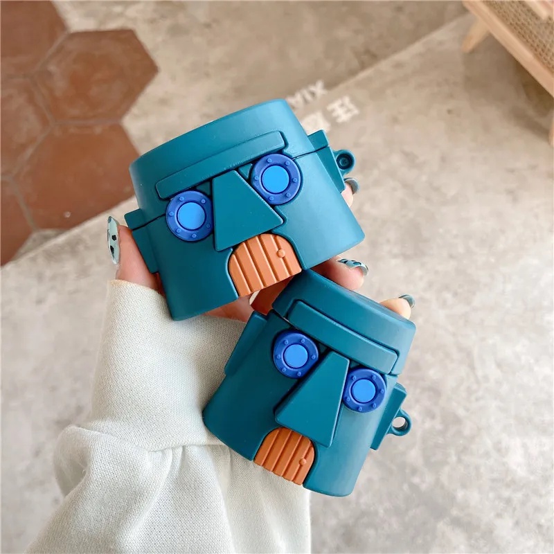 Aksesoris Casing Airpods Airpod Case Gen 1 / 2 Pro Rumah Squidward Batu House Lucu Silikon Cute Soft