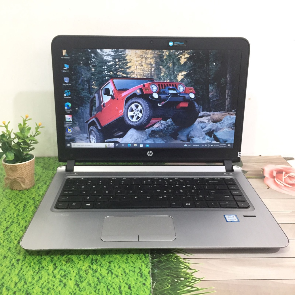 Laptop HP Probook 440 G3 Core i5 RAM 8GB SSD HDD Layar 14" Slim