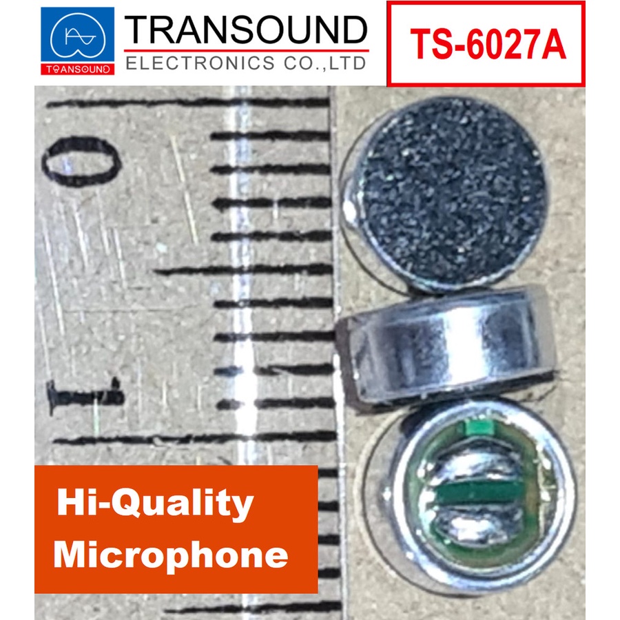 Mic Hi-Quality Transound TS6027A 60x27mm Electret Condenser Microphone