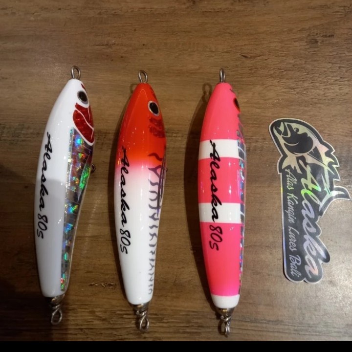Lure Umpan ALASKA Stick Bait Sinking Popper 80 100 120 Gram Murah