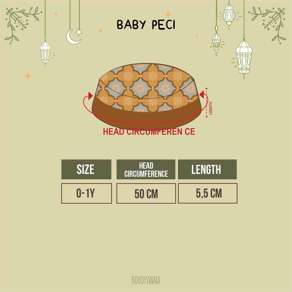 BOHOPANNA - RAYA COLLECTION - RAMA BABY SET