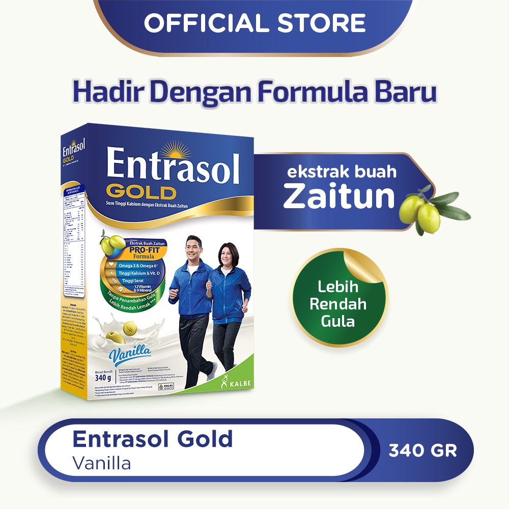 ENTRASOL GOLD VANILLA 340 G