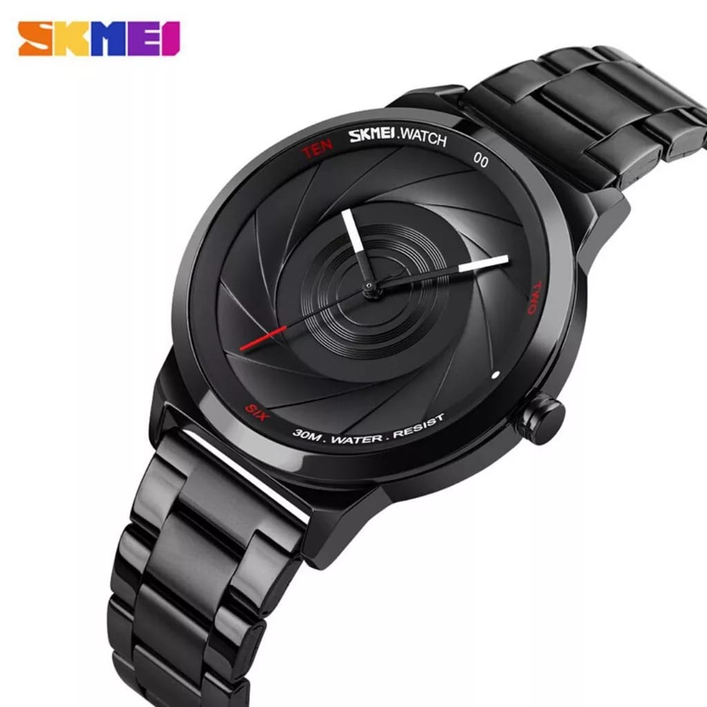Jam Tangan Pria SKMEI 9210 Jam Tangan Pria Analog Tali Solid Stainless