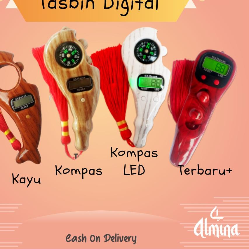 ❊ ZIKIR DIGITAL TASBIH DZIKIR DIGITAL ALAT HITUNG ZIKIR DZIKIR ALMINA ☀