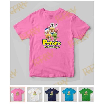 Baju Kaos Anak Anak Pororo And Friends Karakter