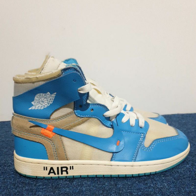 Aj 1 collab Off white blue