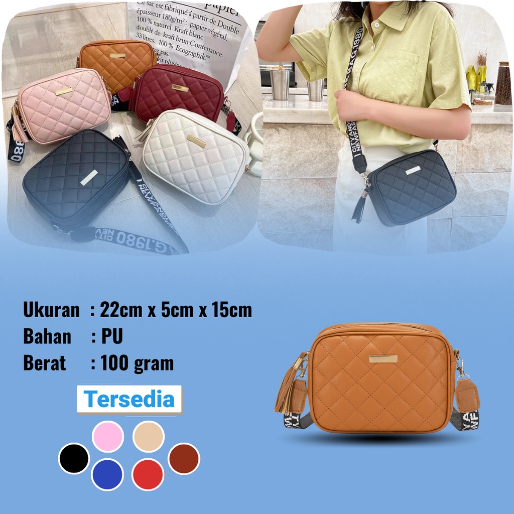 Tas Selempang Wanita Mini Tas Handphone Pocket Cewek Fashion Korea Style Kasual Women Bag PU Satu7an T293