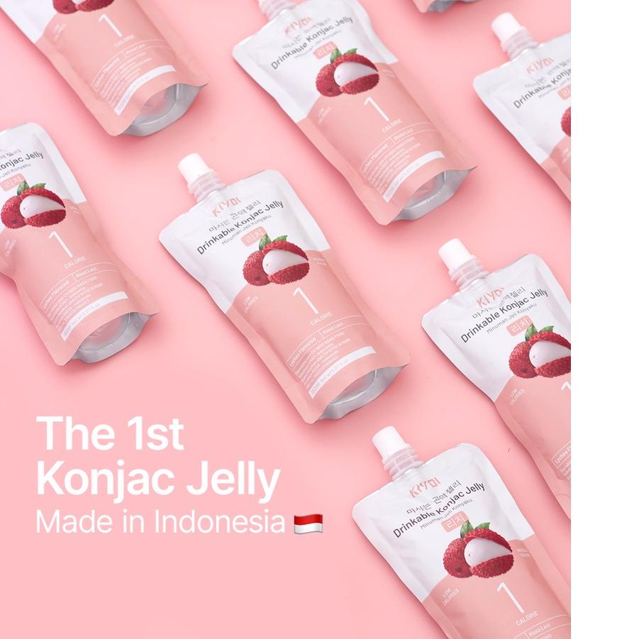 

℮ KIYOI Lychee Konjac Jelly [5 pcs set] ♣