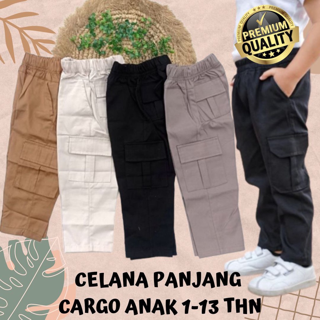 Celana Panjang Anak Cargo PDL Long Pant Usia 1 sampai 13 Tahun