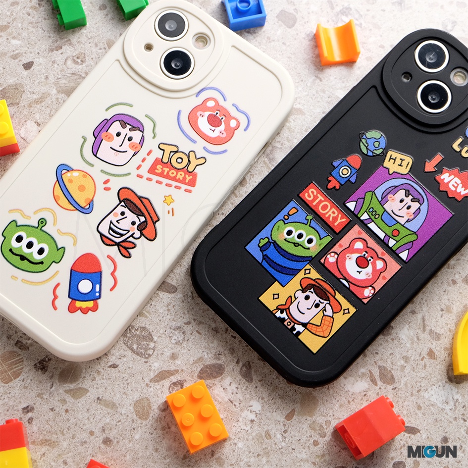 Toy Story Rounded Silicone Case iPhone 7 8 Plus X XS MAX XR 11 12 13 14 PRO MAX PLUS