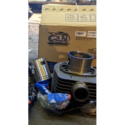 Blok Block Seher Piston Cylinder Kit Crun Vespa PX150 PX 150 5 Holes Lobang