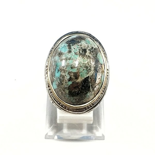 Batu Cincin  BATU AKIK NATURAL PIRUS PERSIA TURQUOISE SERAT EMAS IRAN PGS329