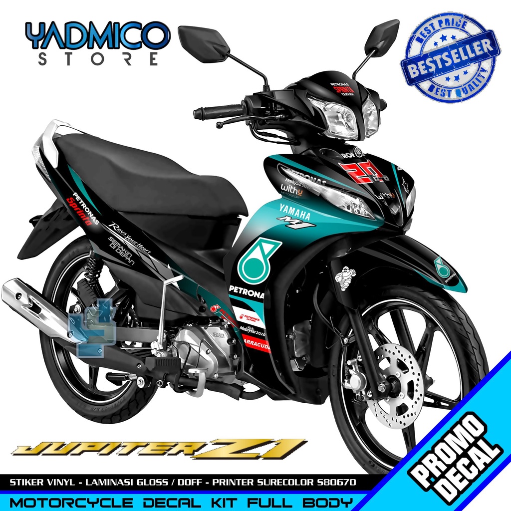 Decal Jupiter Z1 Full Body - Stiker Motor Jupiter Z1 Full Body - Striping Hologram Jupiter Z1 Full B
