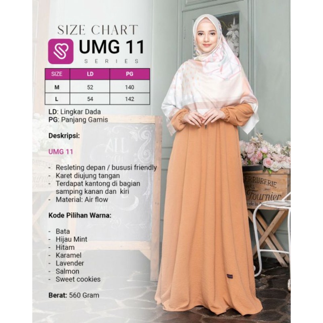 Gamis Ukhti Munira UMG 11
