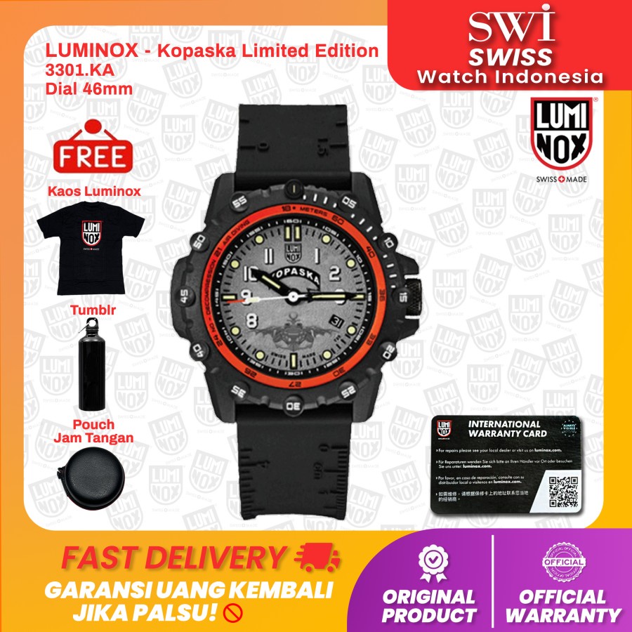Jam Tangan Pria Analog LUMINOX 3301 3301.KA Kopaska Limited Edition