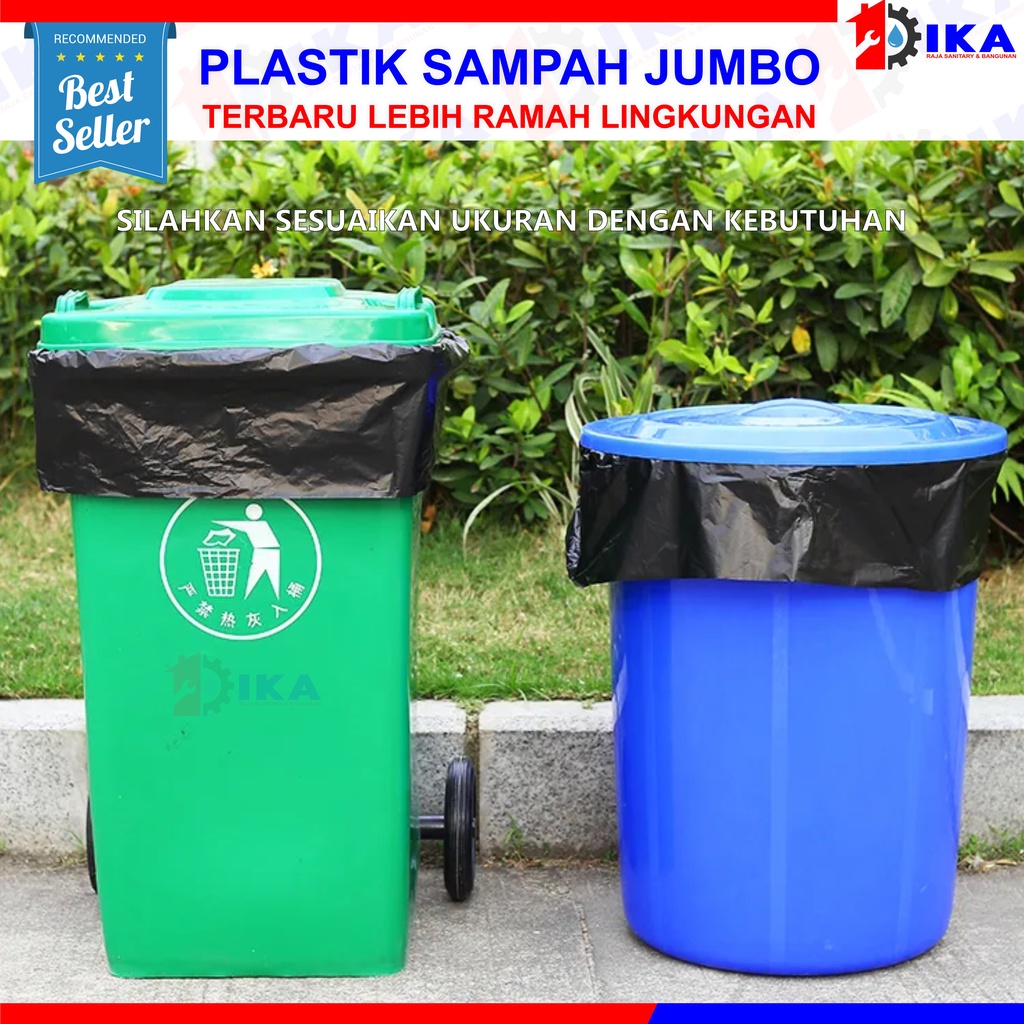( Ready Stock / harga 1 pack) HD sampah | Kantong Plastik Sampah Hitam - Trash Bag/Trashbag - Tempat Sampah Plastik kantong plastik sampah trash bag hitam 60 x 100 / 90 x 120 jumbo kuat anti bau