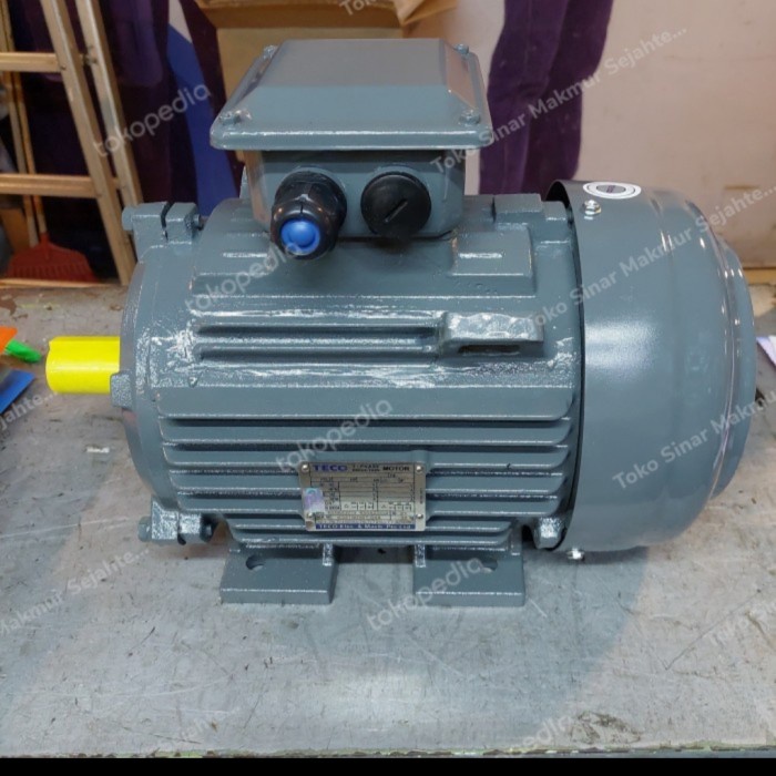 Terlaris Elektromotor Teco 5 Hp 4 Pole 3 Phase
