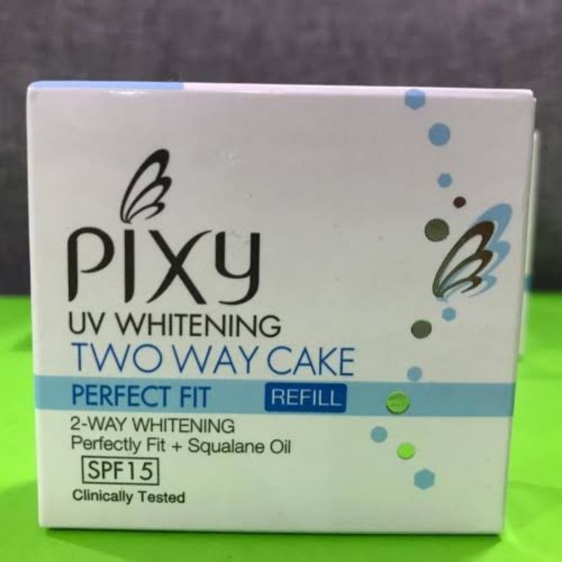 Bedak Reffil Pixy Two Way Cake UV Whitening Natural SPF 15