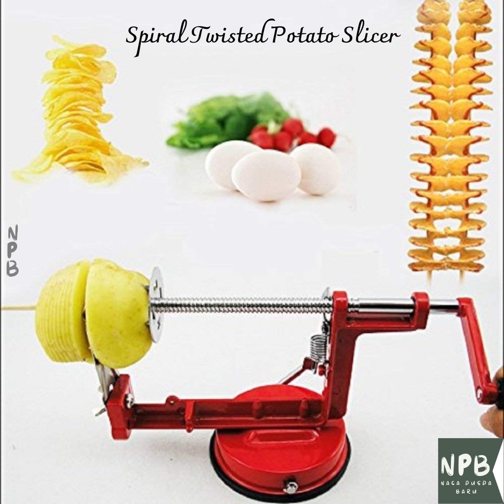 Spiral Twisted Potato Slicer - Pemotong Kentang Spiral