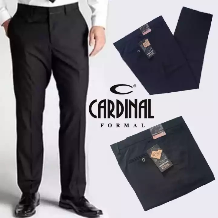 Celana Formal Kantor Kerja Pria Bahan Dasar Kain Teflon Twiss Size 27-38 Premium