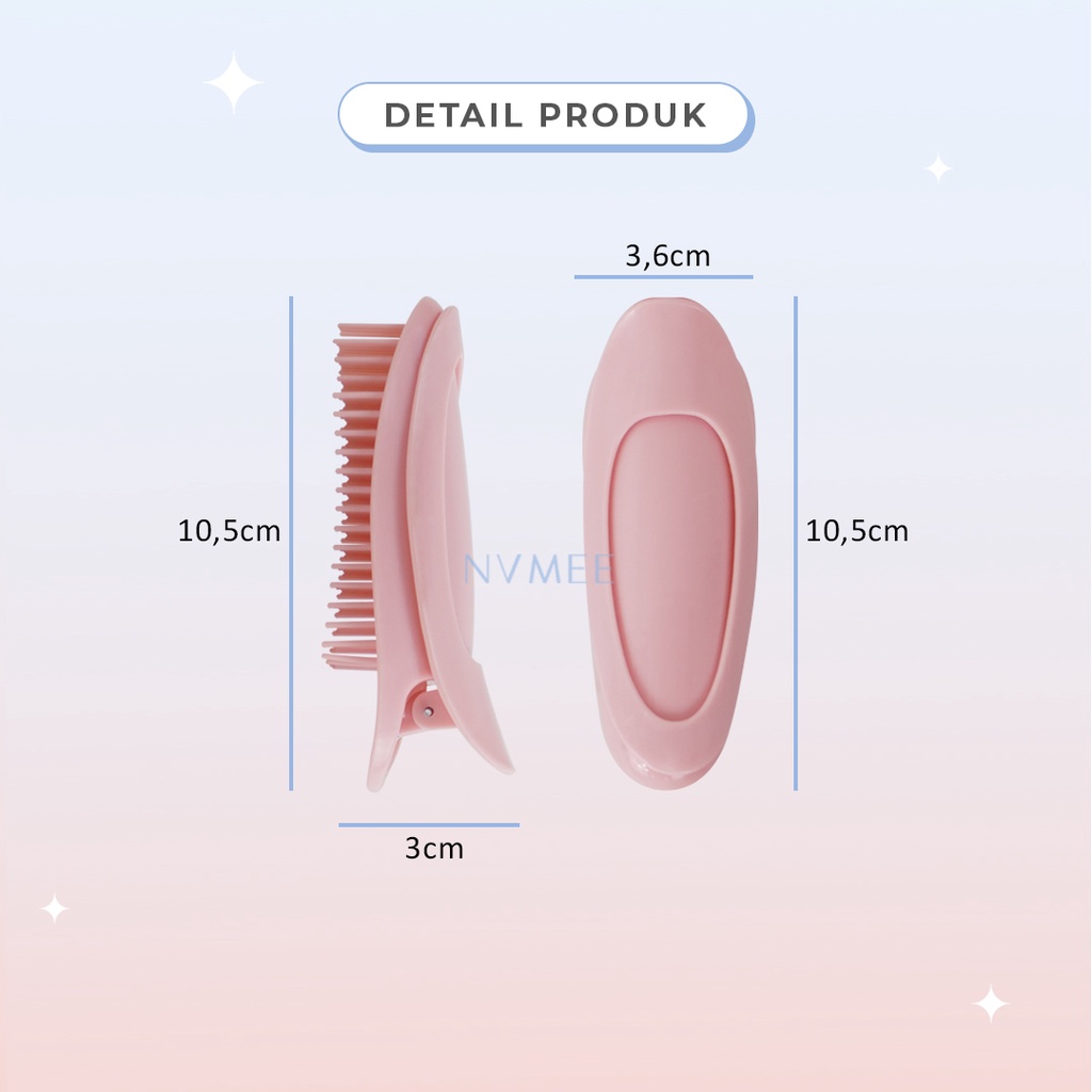 NVMEE – Jepit Klip Sisir Untuk Poni Rambut Volumized